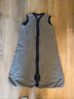 Burt’s bees Sleeveless Navy & White Striped Kids Sleep Sack